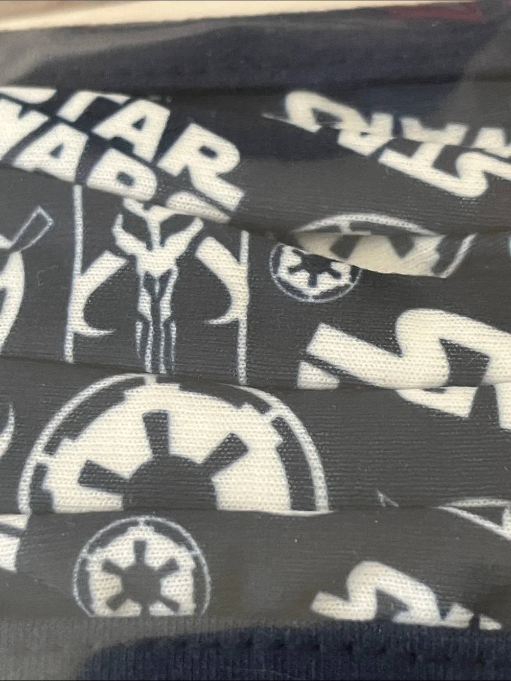Lot of 2 Disney Parks matching reusable face masks Star Wars